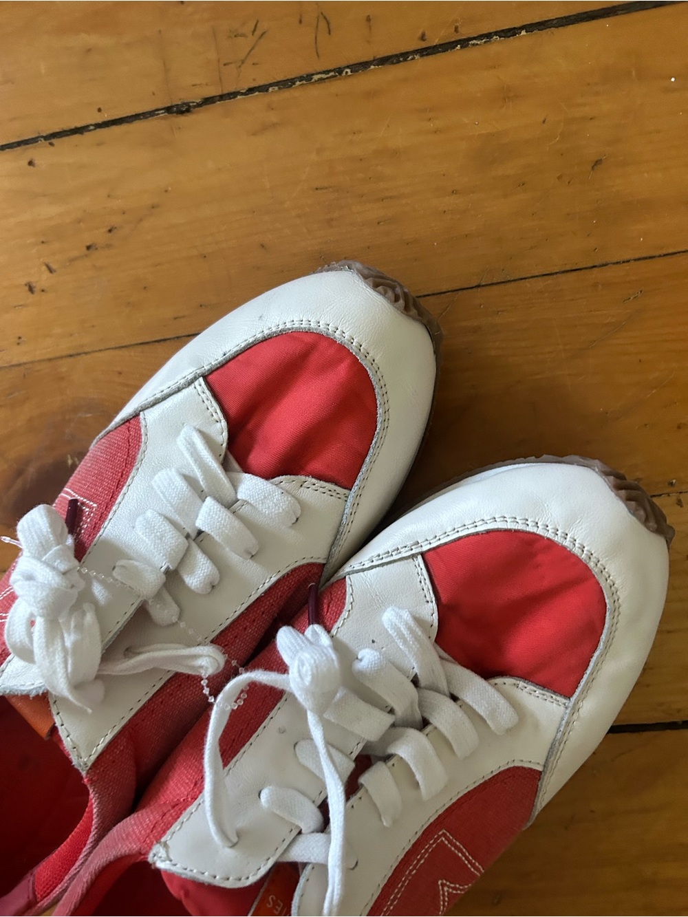 Birdies Roadrunner Women's Sneakers, Orange & Cream Color Size 10 - Picture 8 of 8
